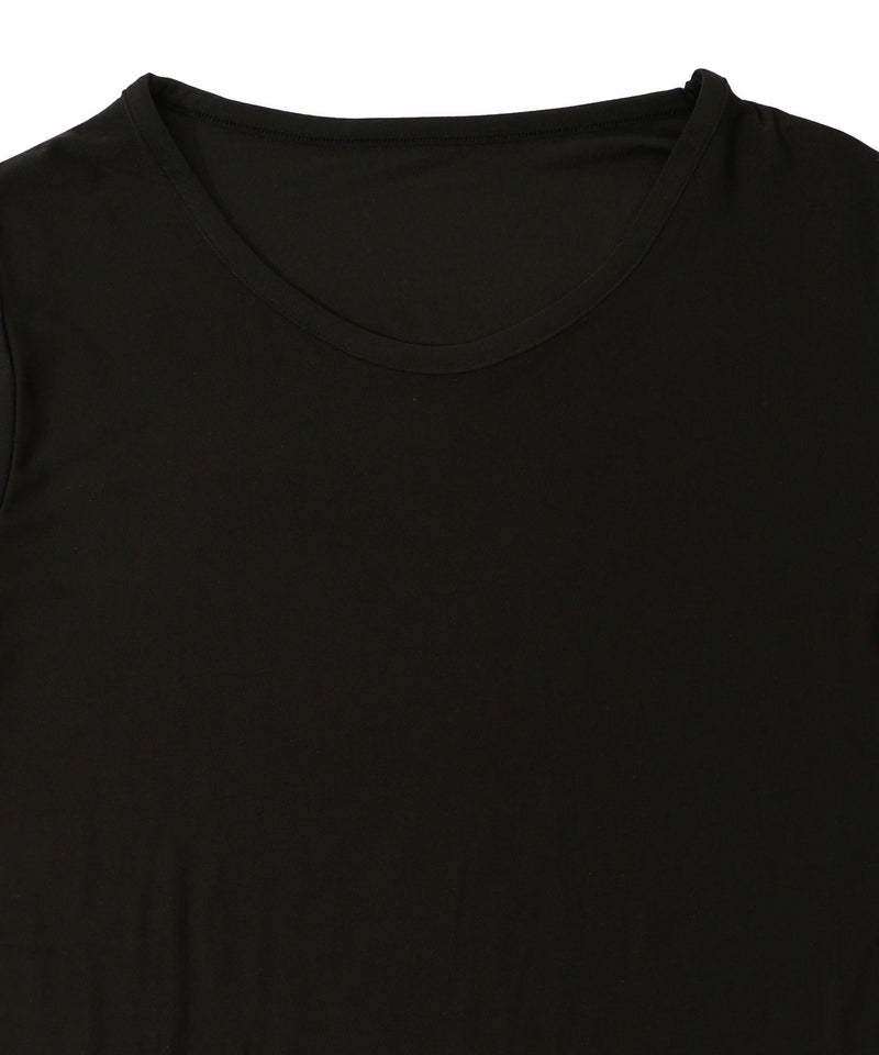 ネコ・ラビル・蝶刺繍 裏起毛スムースインナー-11