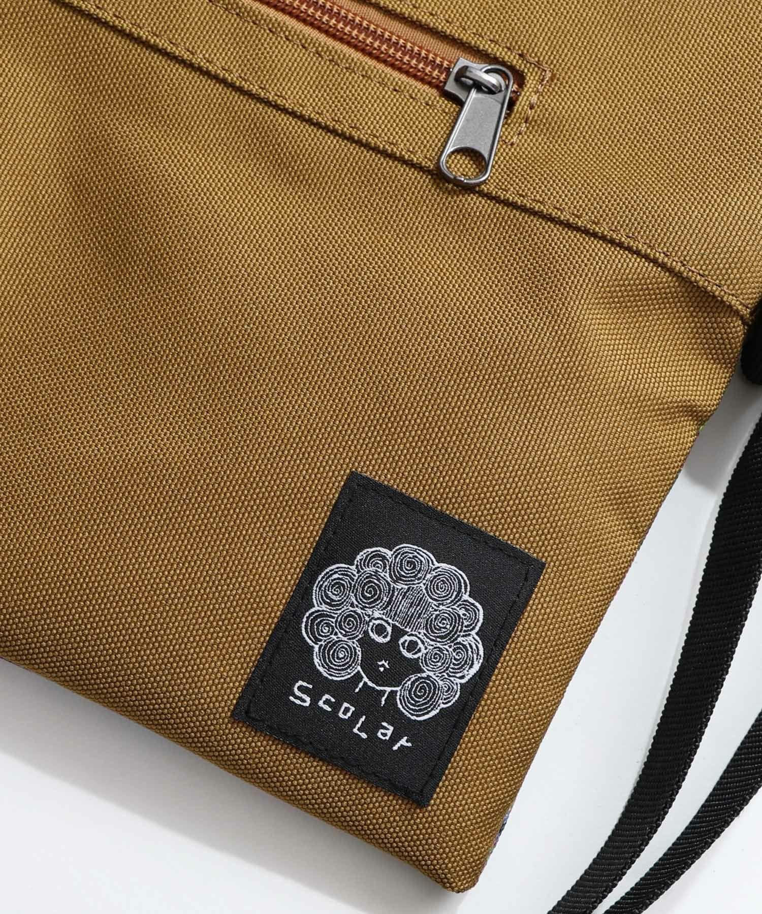 661433：柄x無地2way口折れミニショルダーバッグの通販-ScoLar