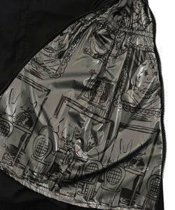 無地×動物たちの肖像柄 4wayツイルスカート-10