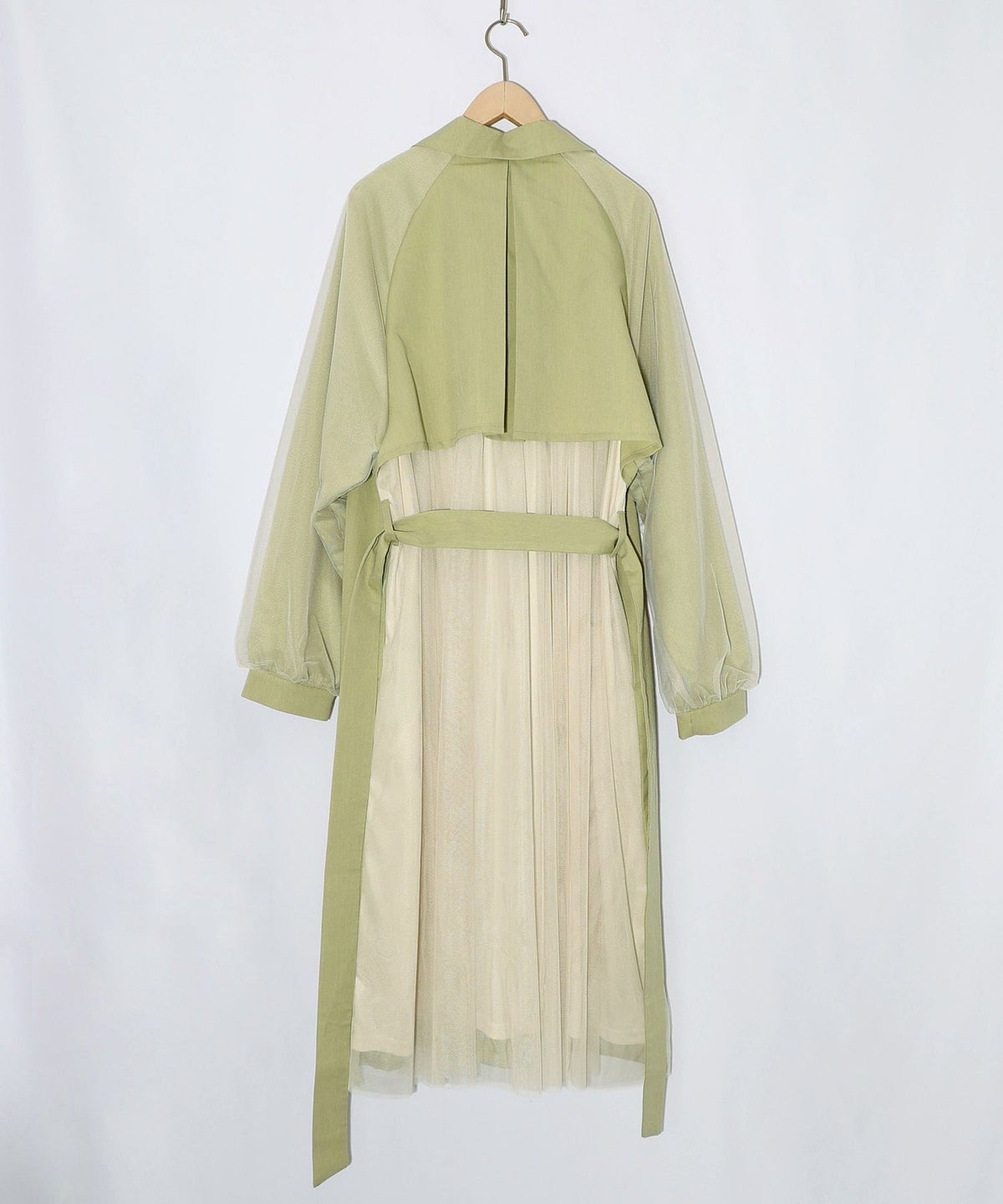 チュール重ね花刺繍ロングコート-25