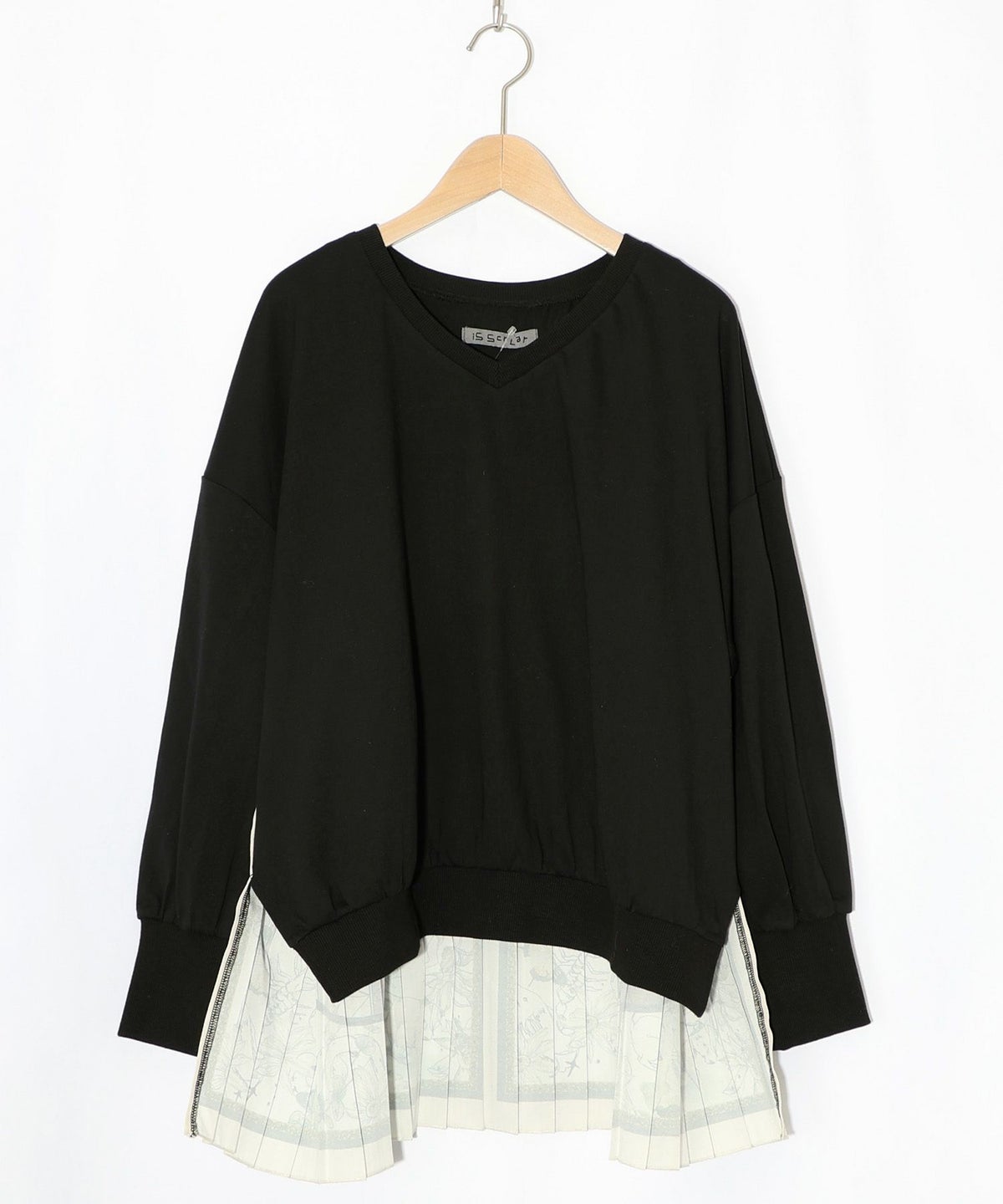 星座×ステンドグラス柄プリーツ切替プルオーバー-8