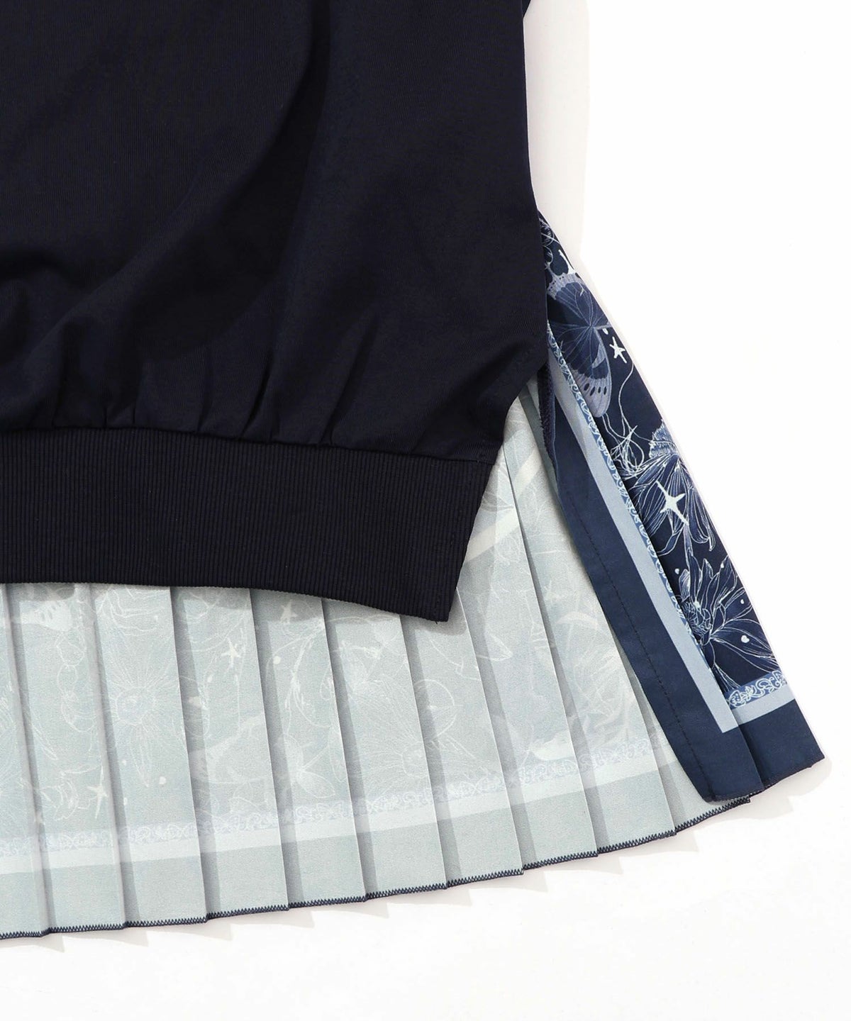 星座×ステンドグラス柄プリーツ切替プルオーバー-19