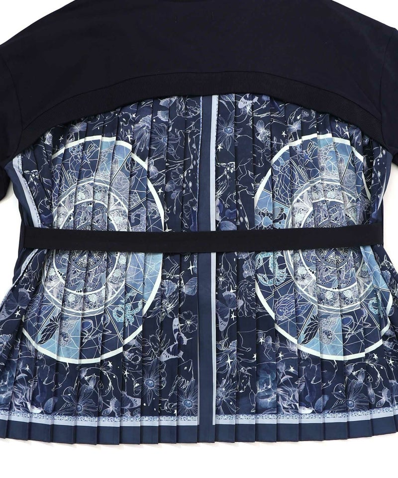 星座×ステンドグラス柄プリーツ切替プルオーバー-20