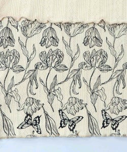 花蝶刺繍テレコ素材メロウ入りインナー-11