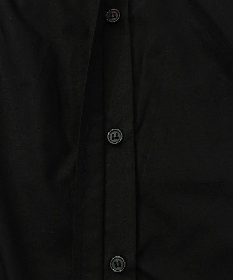 花刺繍トレンチコート風異素材切替ワンピース-24