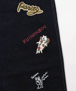 らくがき風ワッペンベルト付きパンツ-21