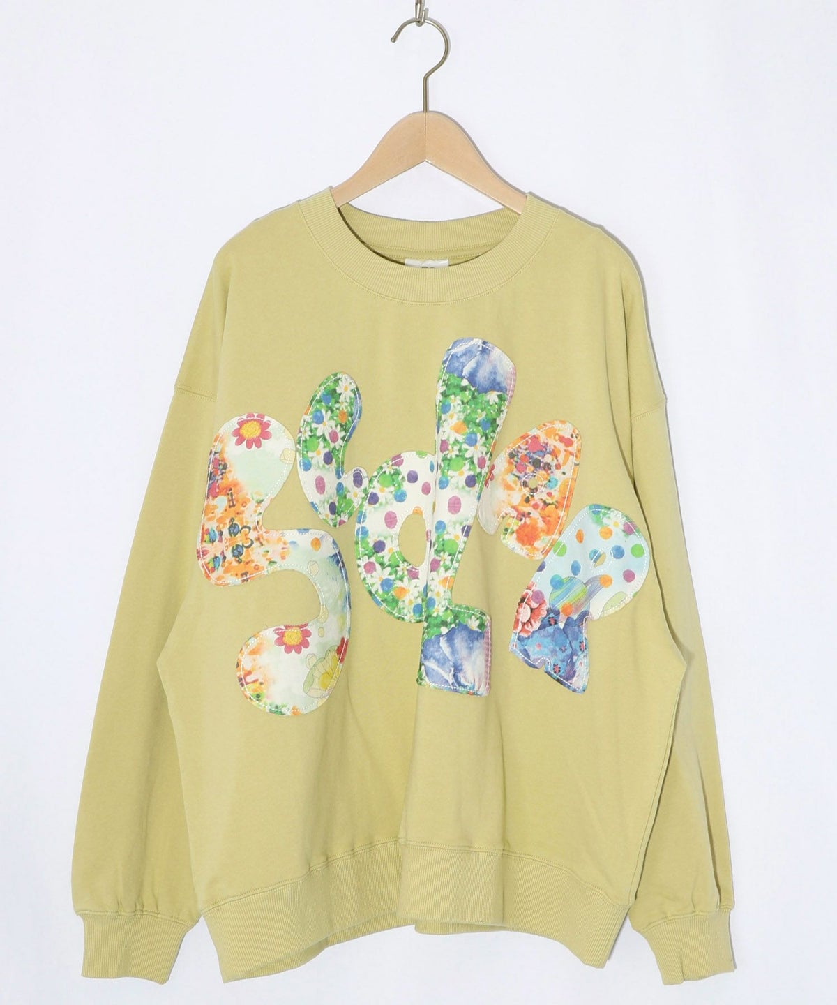 スカラー総柄ロゴアップリケ裏毛プルオーバー-16