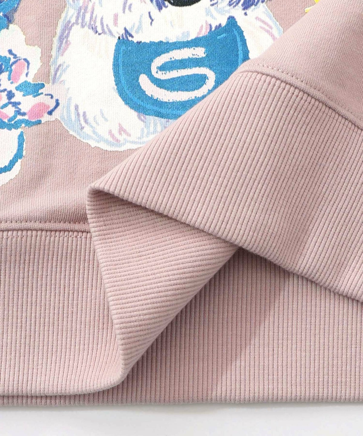 ラメ入りわんにゃん柄裏毛プルオーバー-21