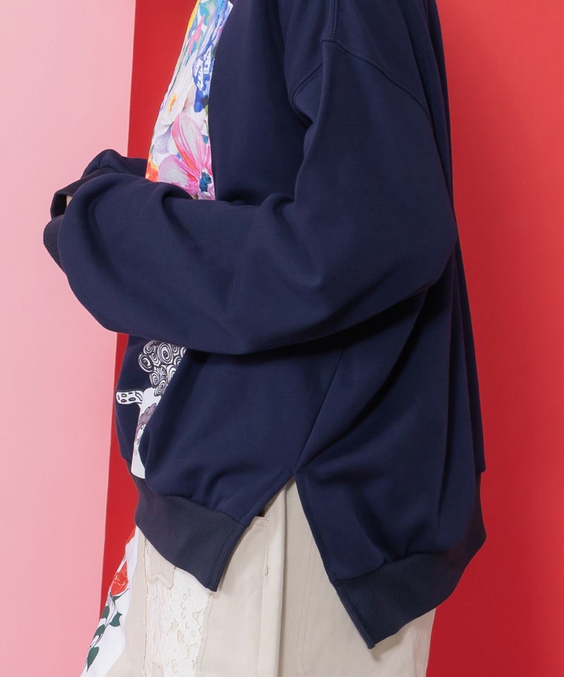 画家スカラーちゃんキャンバス柄プルオーバー-6