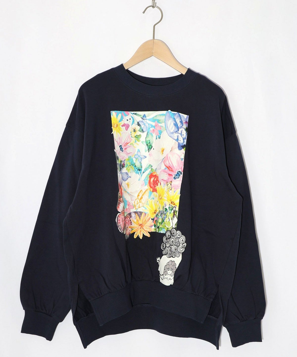 画家スカラーちゃんキャンバス柄プルオーバー-12