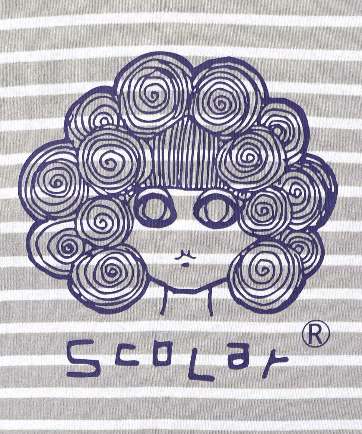 スカラーちゃん×ミックス配色ボーダープルオーバー-8