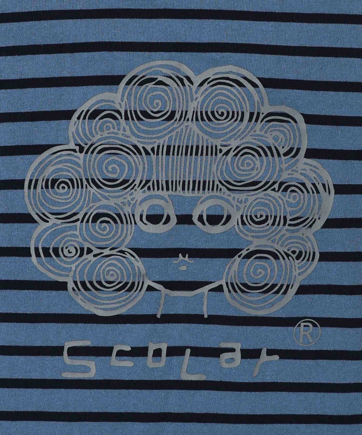 スカラーちゃん×ミックス配色ボーダープルオーバー-11