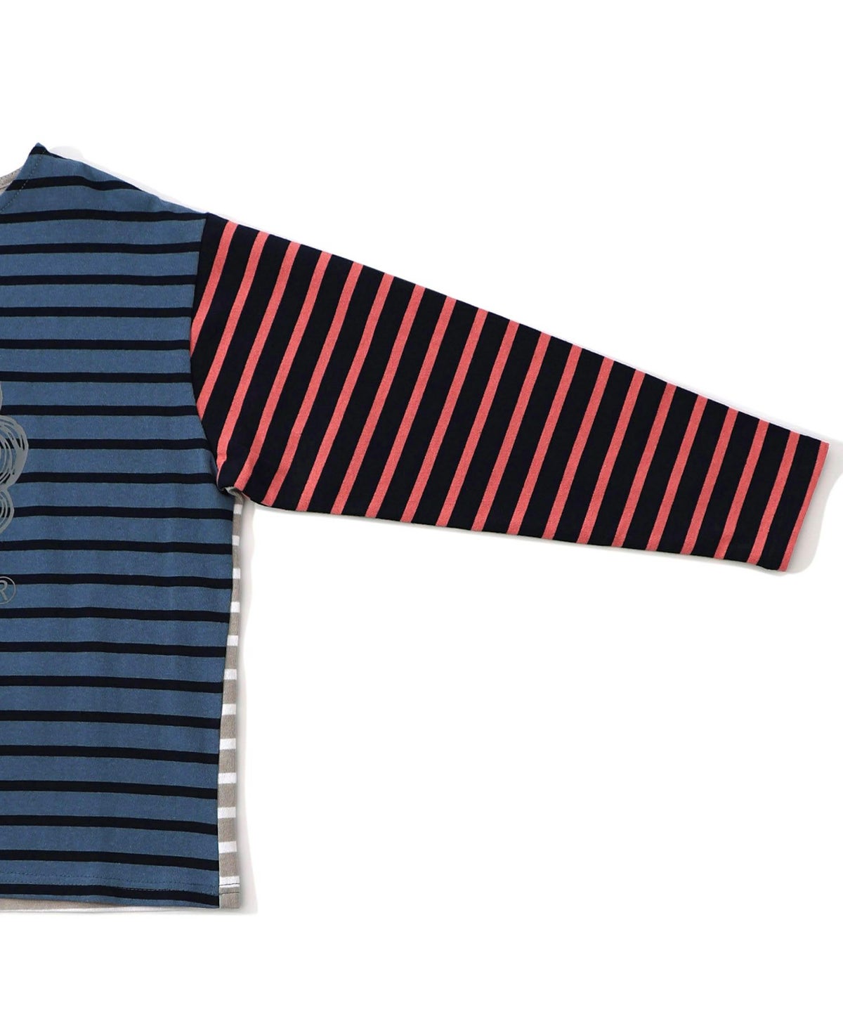 スカラーちゃん×ミックス配色ボーダープルオーバー-14