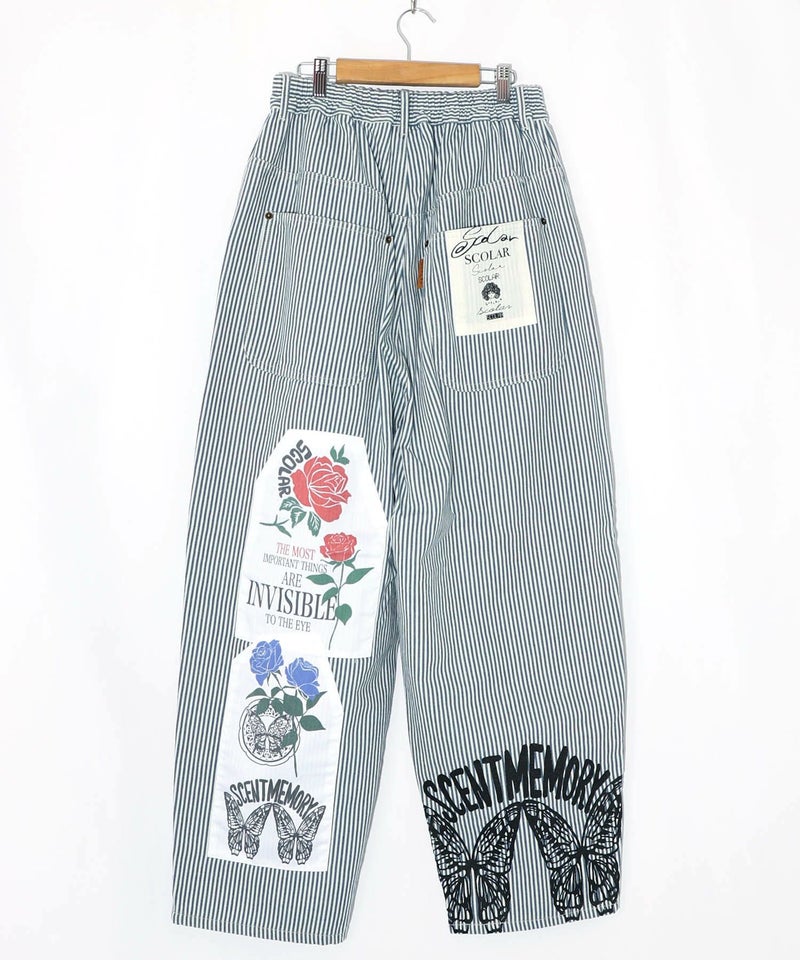 アップリケ×刺繍デニムorツイルパンツ-21