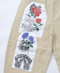 アップリケ×刺繍デニムorツイルパンツ-25