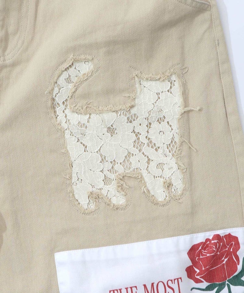 アップリケ×刺繍デニムorツイルパンツ-27