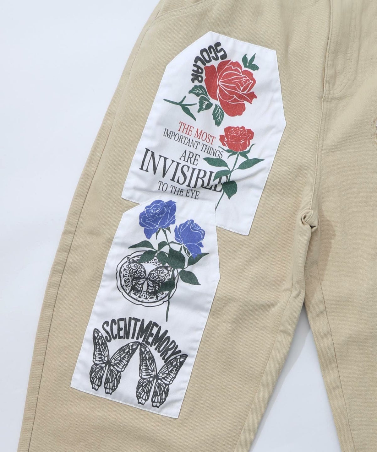 アップリケ×刺繍デニムorツイルパンツ-28