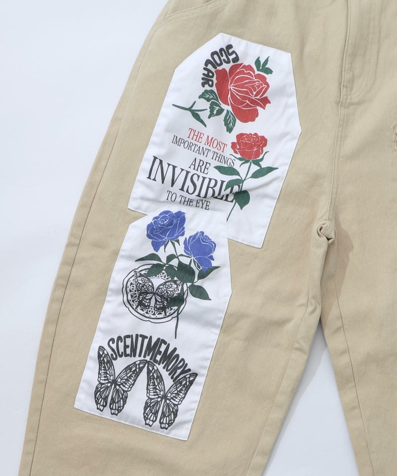 アップリケ×刺繍デニムorツイルパンツ-28