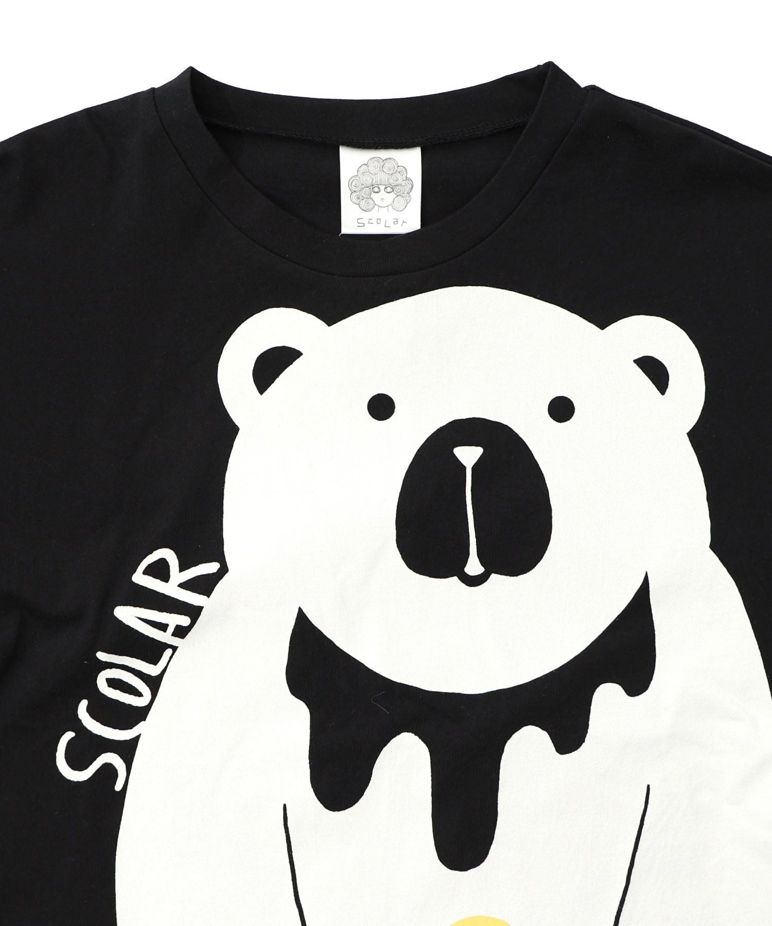 161622：くま吉くんとアヒル柄ロンTの通販-ScoLar