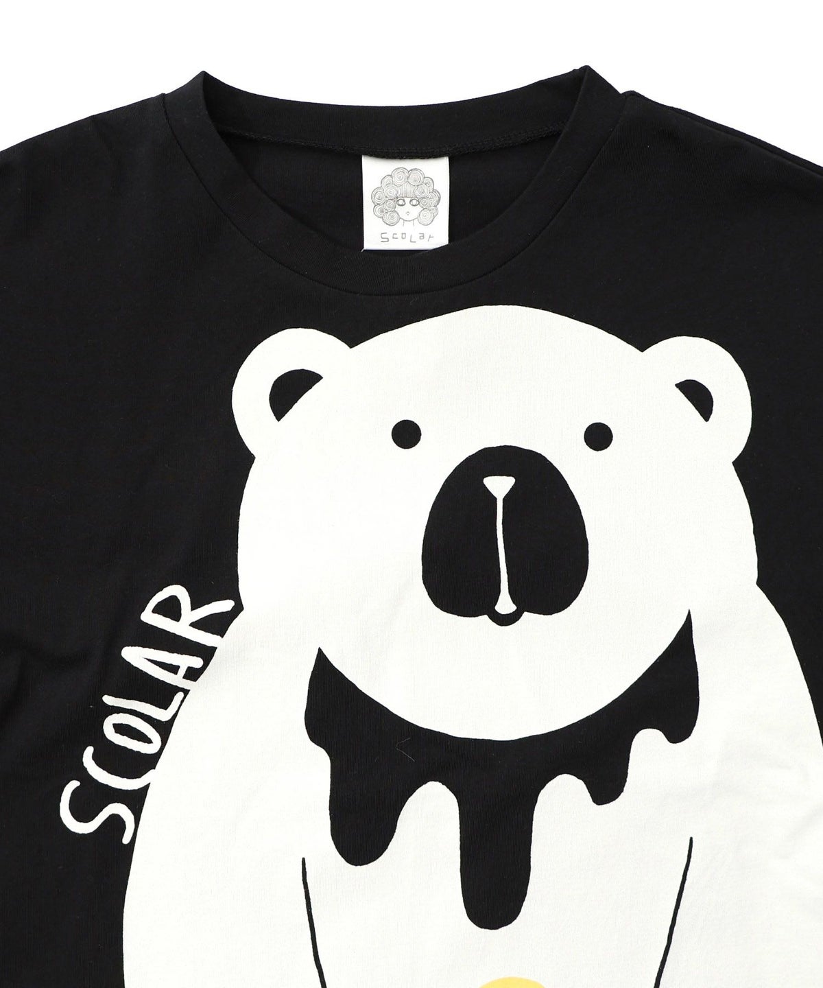 くま吉くんとアヒル柄ロンT-15