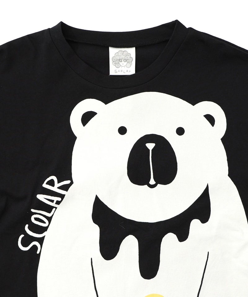 くま吉くんとアヒル柄ロンT-15