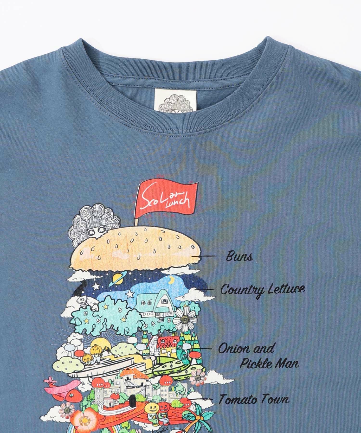 161621：スカラーバーガータウン柄Tシャツの通販-ScoLar