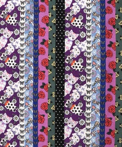 ストライプ総柄前開きシャツワンピース-19