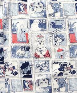 わんorにゃんスタンプ柄 バイオ加工パンツ-20