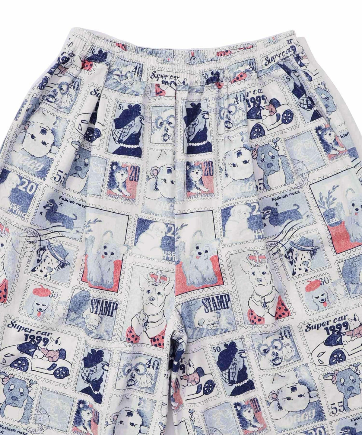 わんorにゃんスタンプ柄 バイオ加工パンツ-21