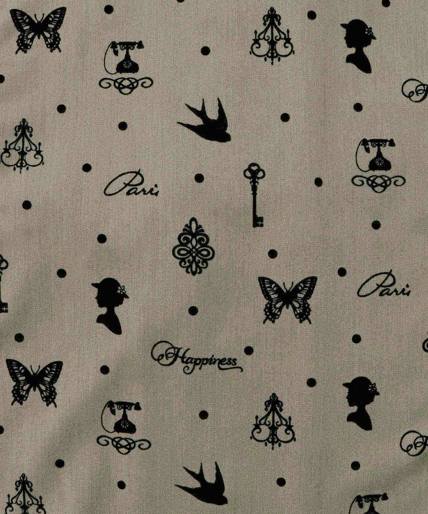 561210：アンティーク調フロッキープリントベストの通販-ScoLar