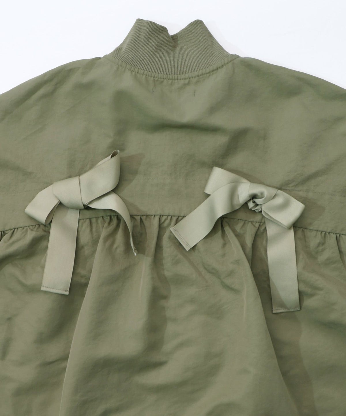 リボン×花刺繍ドルマンスリーブブルゾン-23