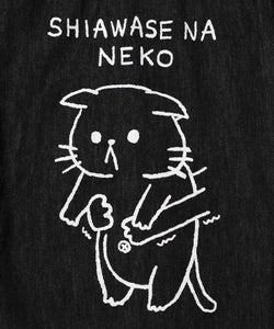 正月太りネコ柄デニムorチェックシャツパーカー-24