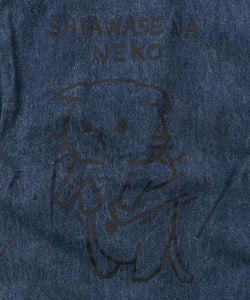 正月太りネコ柄デニムorチェックシャツパーカー-27