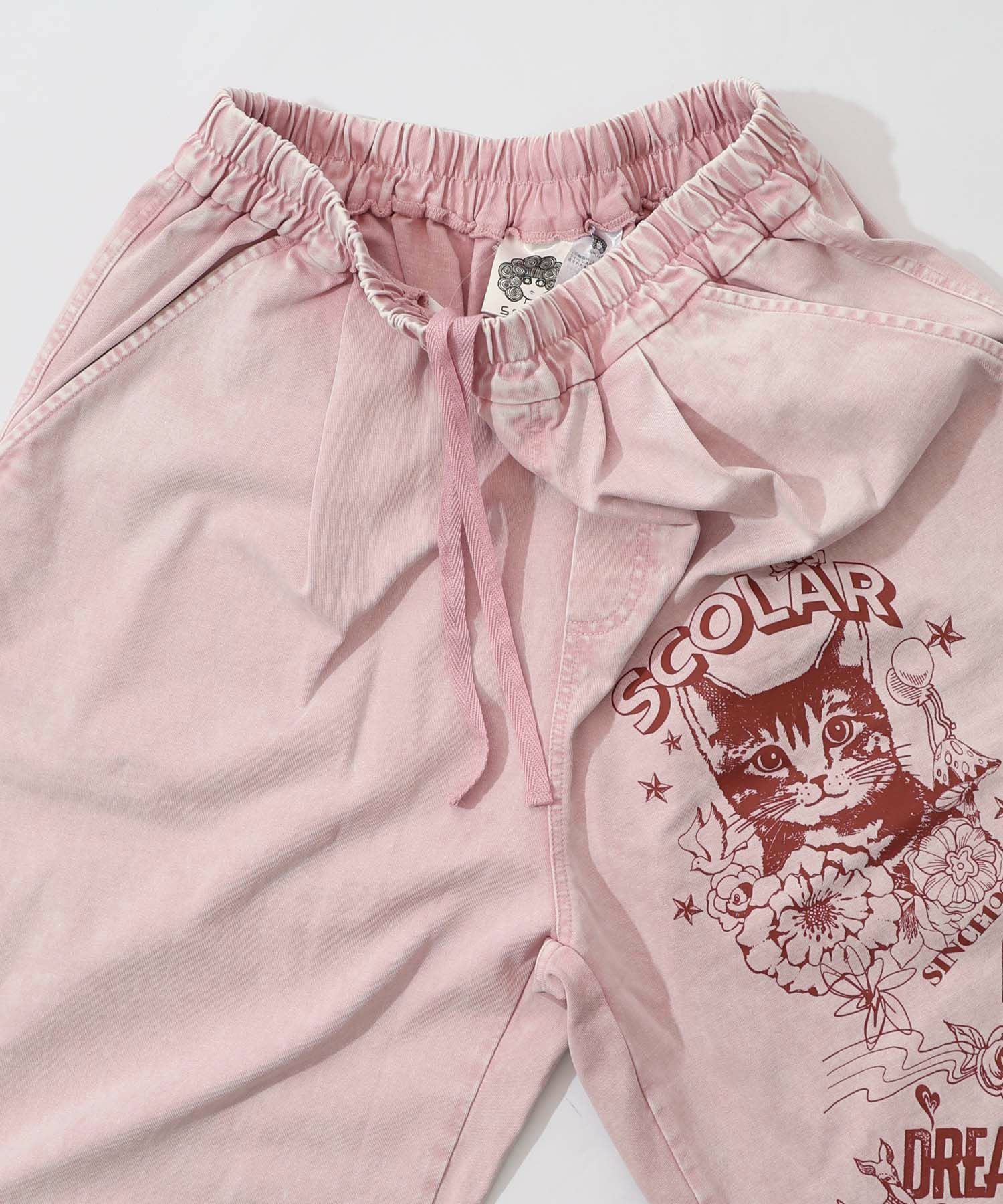 161604：チョーク風柄コクーンパンツの通販-ScoLar