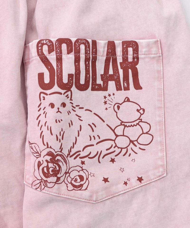 チョーク風柄コクーンパンツ-22