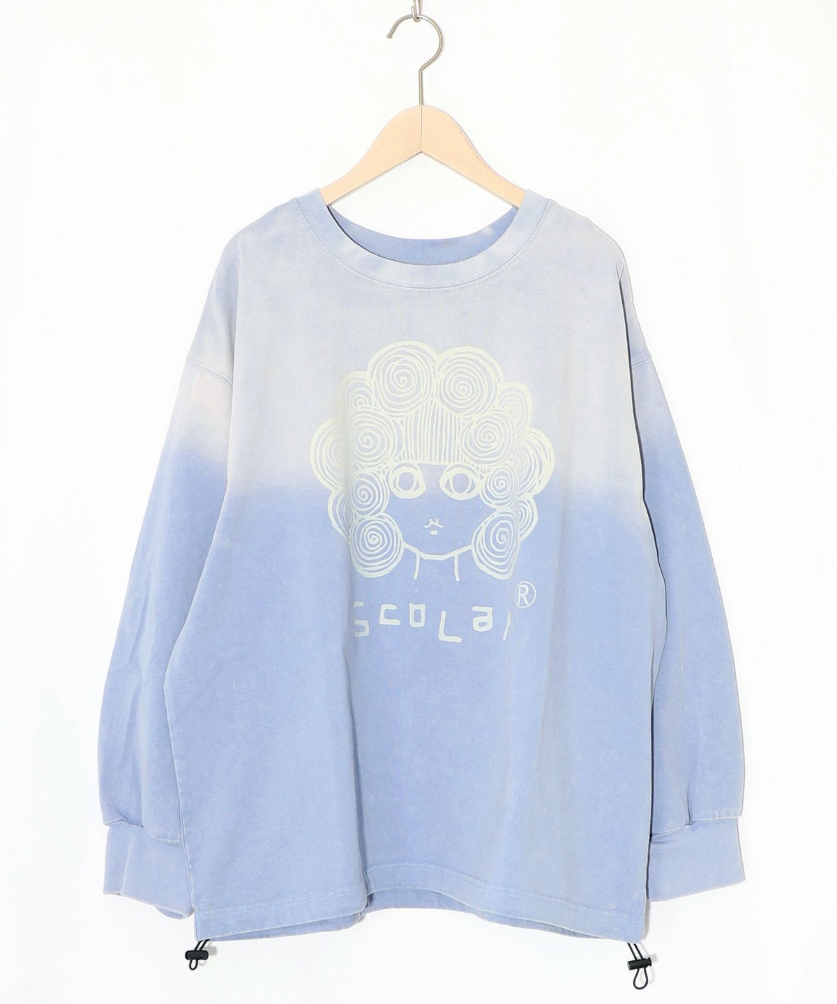 スカラーちゃん柄ヴィンテージ風プルオーバー-18