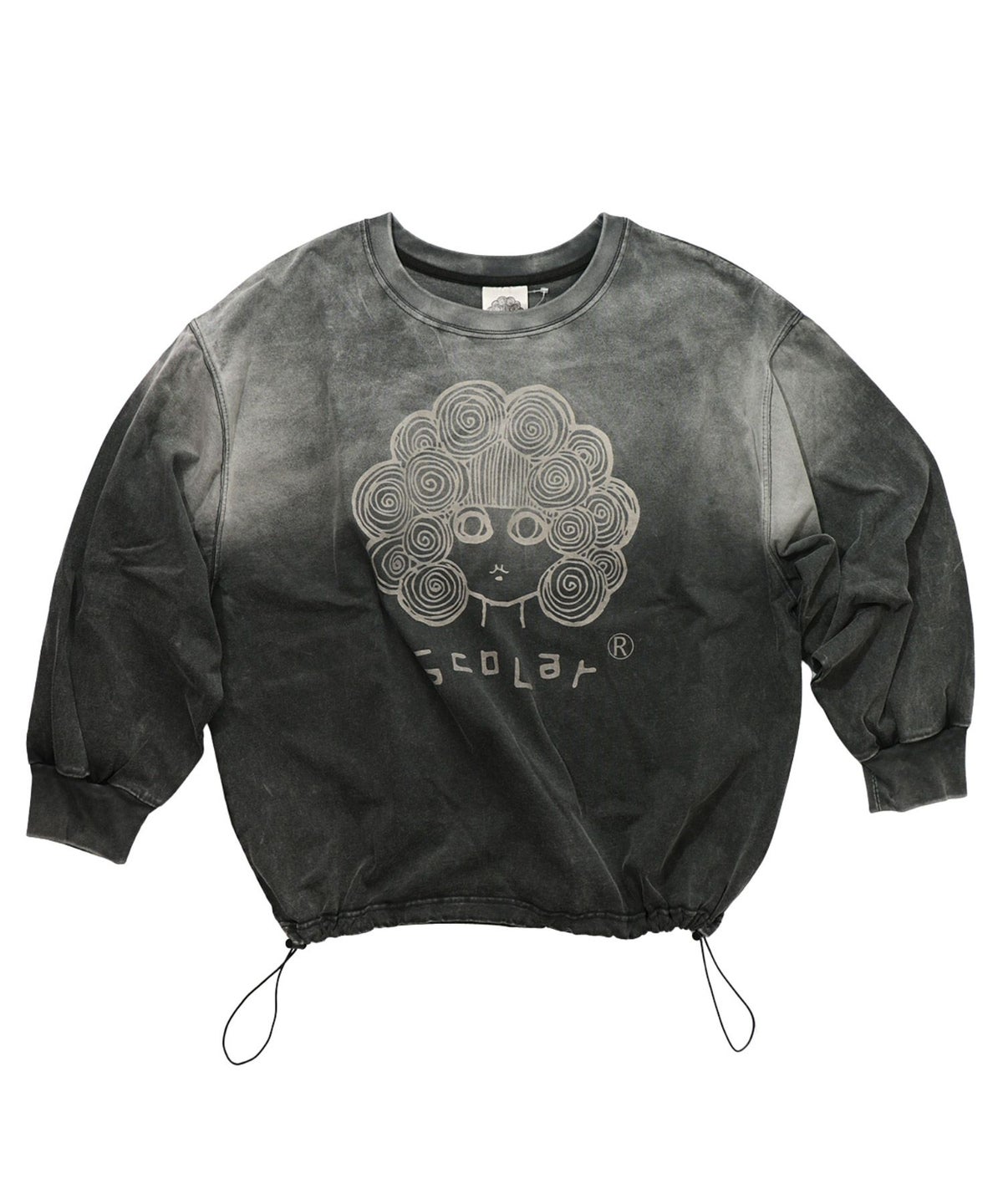 スカラーちゃん柄ヴィンテージ風プルオーバー-25