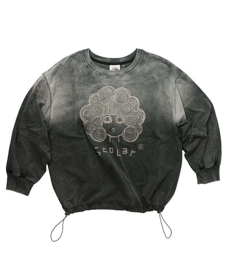 スカラーちゃん柄ヴィンテージ風プルオーバー-25