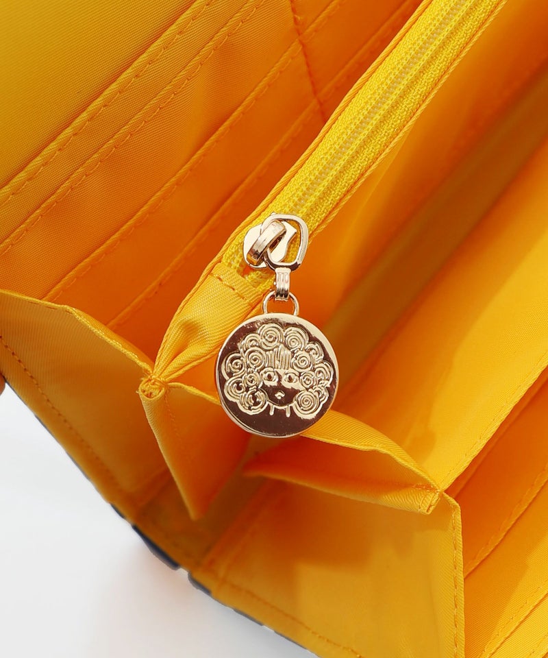 頭巾わんちゃん×ドット柄 ロゴ刺繍入りマルチケース-21