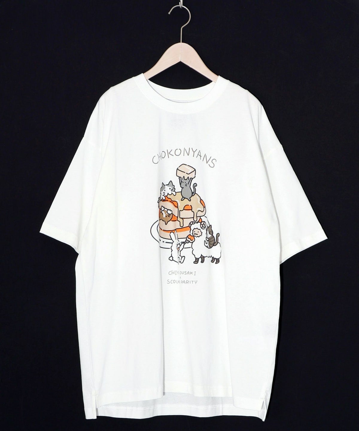 ちょこにゃんず パンケーキTシャツ-18