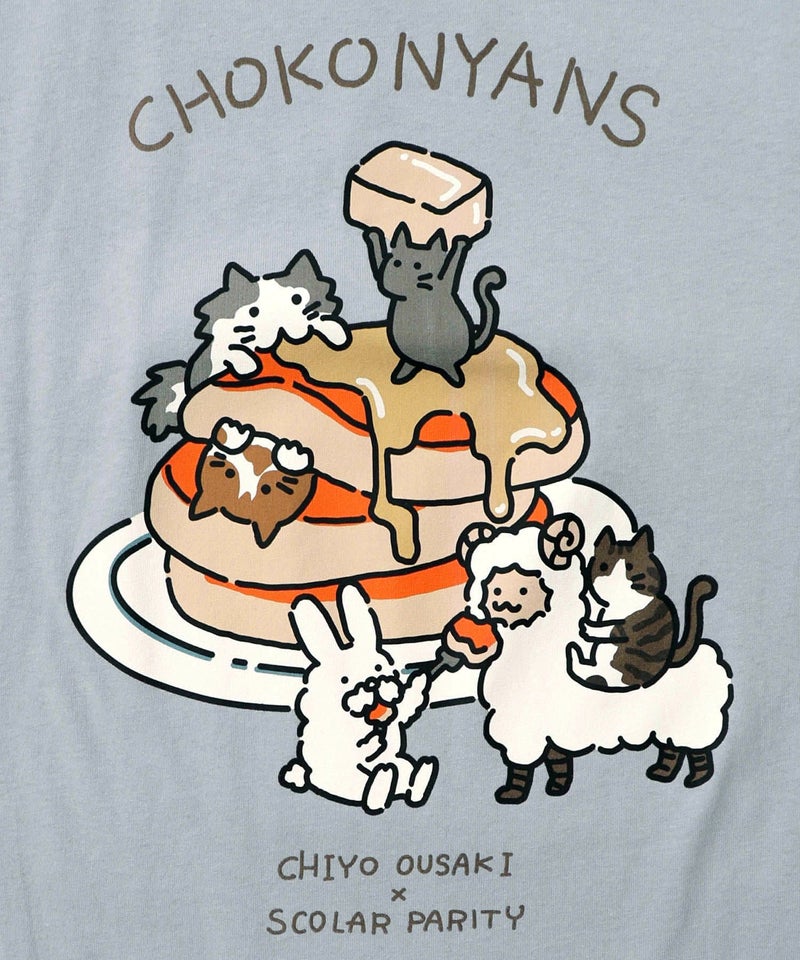 ちょこにゃんず パンケーキTシャツ-23