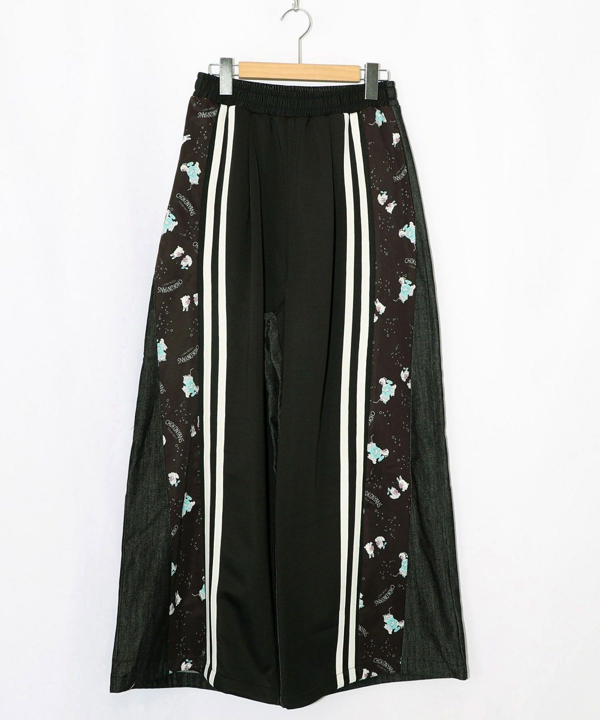 ちょこにゃんず ジャージ×デニム切替パンツ-14