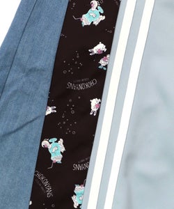 ちょこにゃんず ジャージ×デニム切替パンツ-19