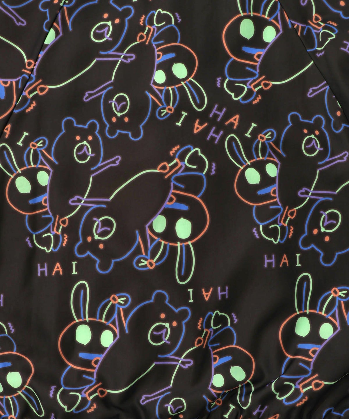 組体操クマうさぎリバーシブルワッシャーブルゾン-13