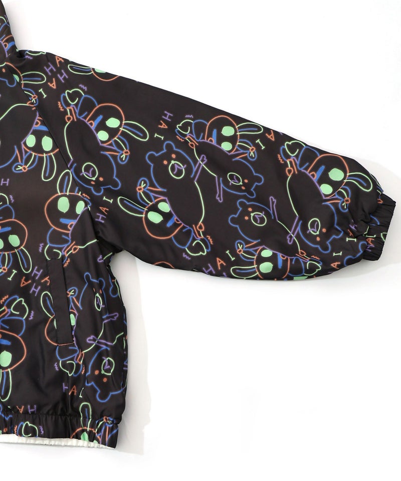 組体操クマうさぎリバーシブルワッシャーブルゾン-18