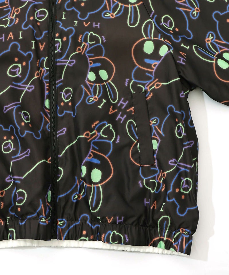 組体操クマうさぎリバーシブルワッシャーブルゾン-19