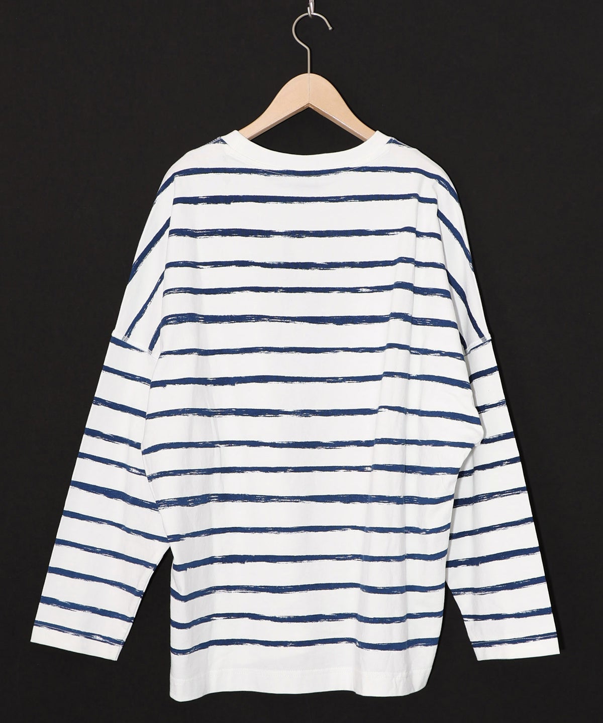 画家ネコボーダーTシャツ-15