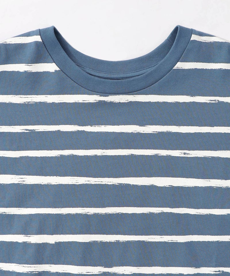 画家ネコボーダーTシャツ-23