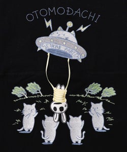 ネコ星へのご招待Tシャツ-11