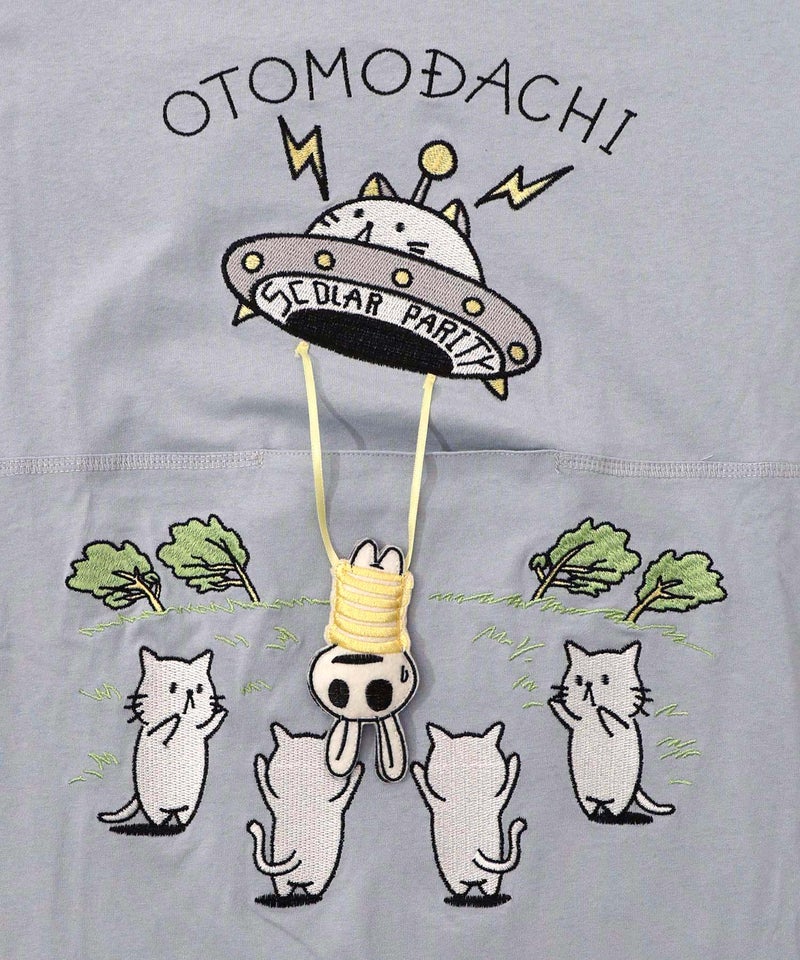 ネコ星へのご招待Tシャツ-13